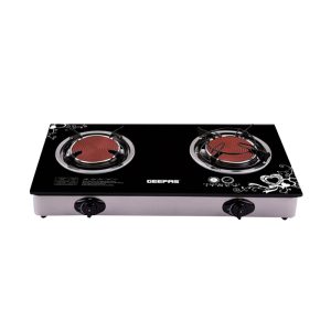 Geepas Gas cooker Glass top - 2BR