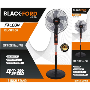 Black Ford Stand Fan - With Timmer