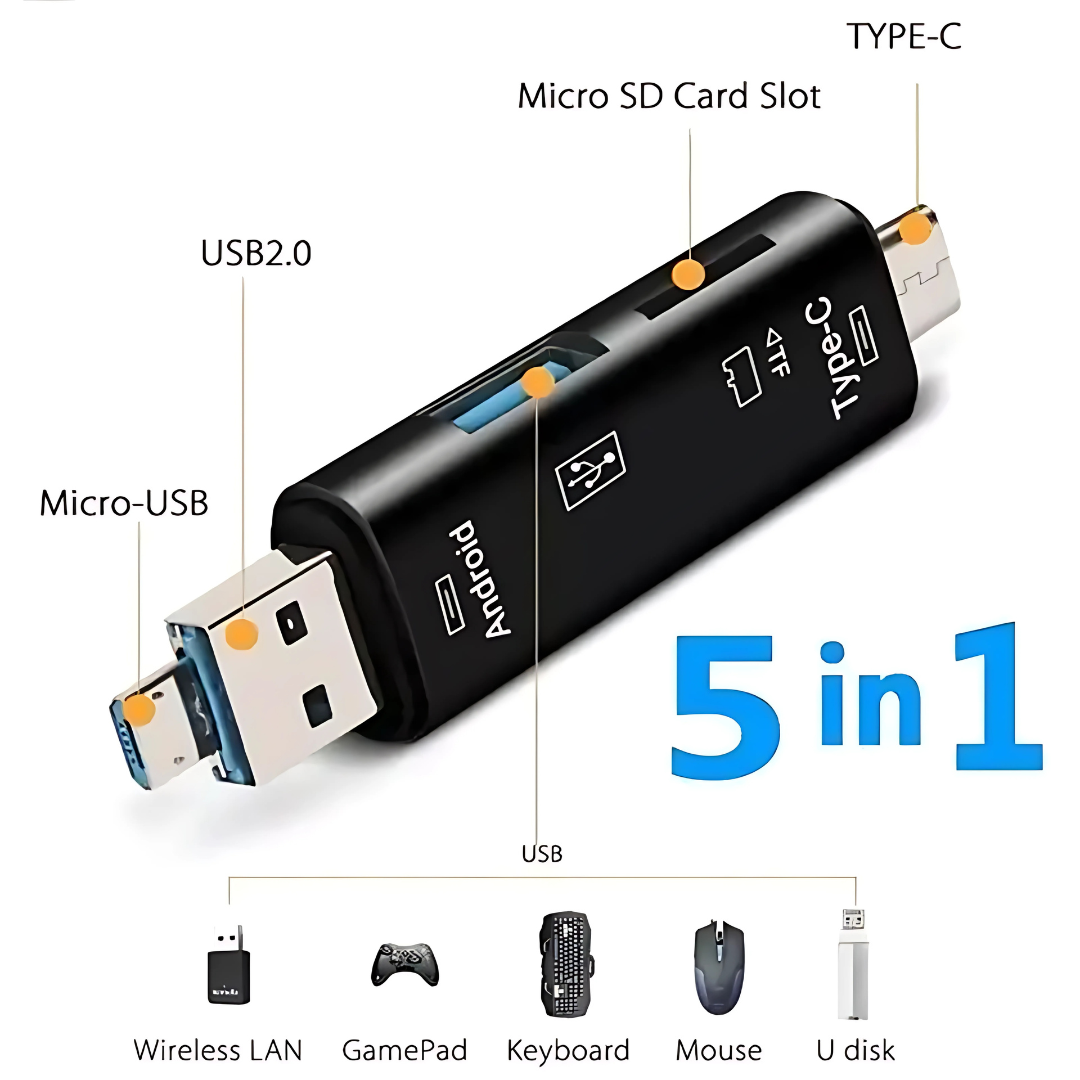 All in one memory card reader All in one memory card reader